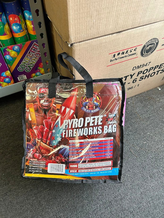 PYRO PETE FIREWORKS BAG